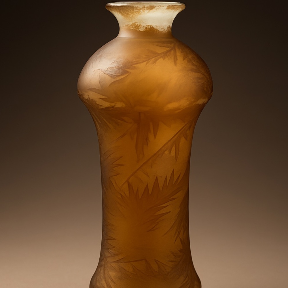 Vidrios San Miguel Glass Vase Gala Bottle Handmade in Spain Recycled Glassware